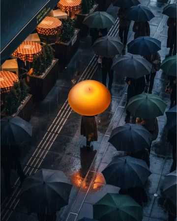 Представлен OPPO Find U: революционный умный зонт, меняющий цвета