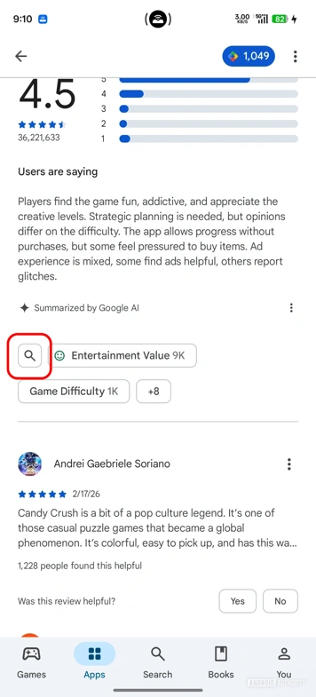 Google Play лишился очень полезного фильтра отзывов