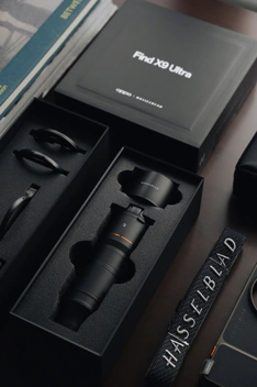 Распаковка OPPO Find X9 Ultra и его фотонабора на видео