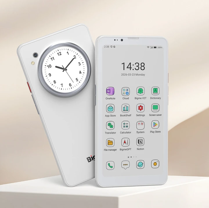 Анонс Bigme HiBreak Dual: цветной E-Ink на 53 Гц и шайба с мини-экраном