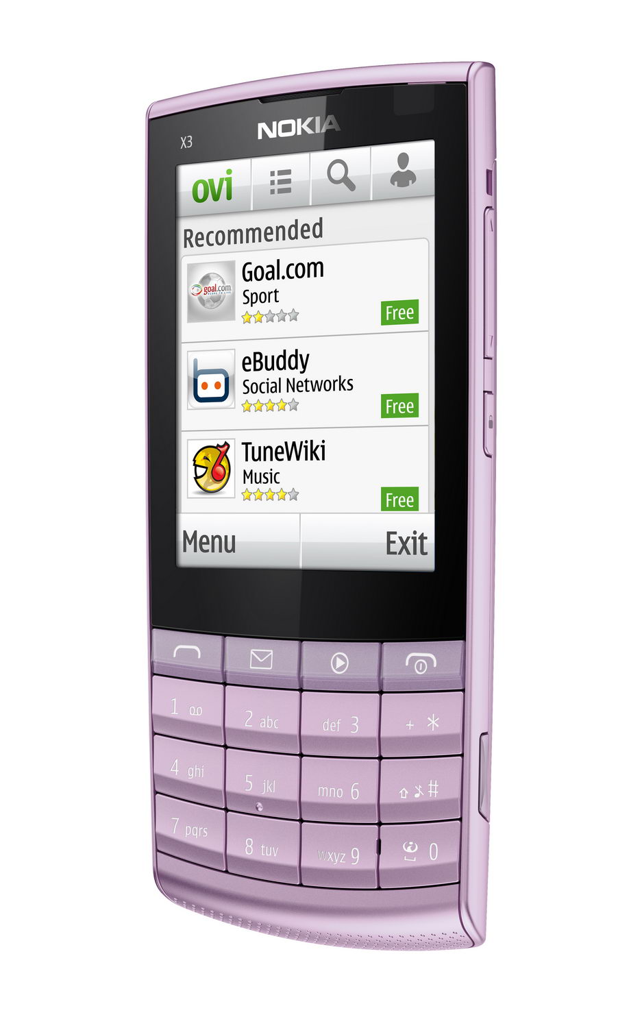 Nokia X3-02 Touch and Type: моноблок с тачскрином за 7 000 р