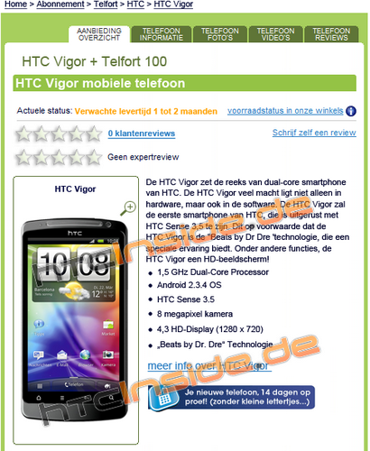 HTC Vigor