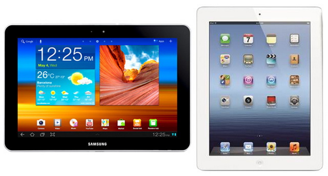   Samsung Galaxy Tab  Apple iPad