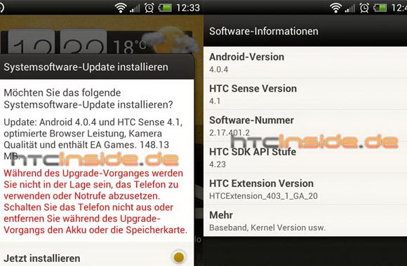 HTC One X   Android 4.0.4 ICS