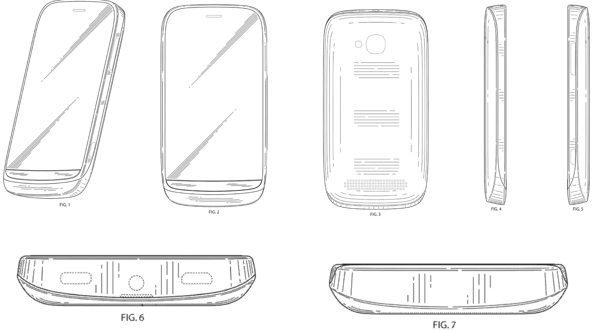 Nokia запатентовала еще один дизайн смартфона с WP8