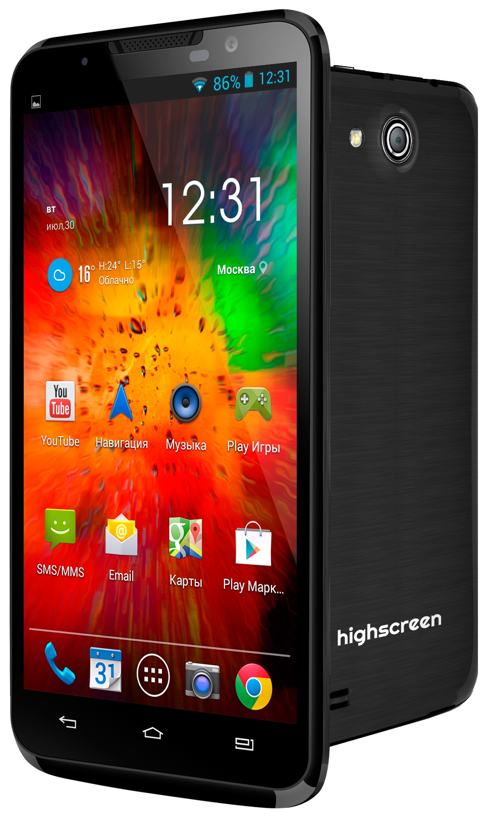 Highscreen Alpha R: Full HD-смартфон с двумя батареями