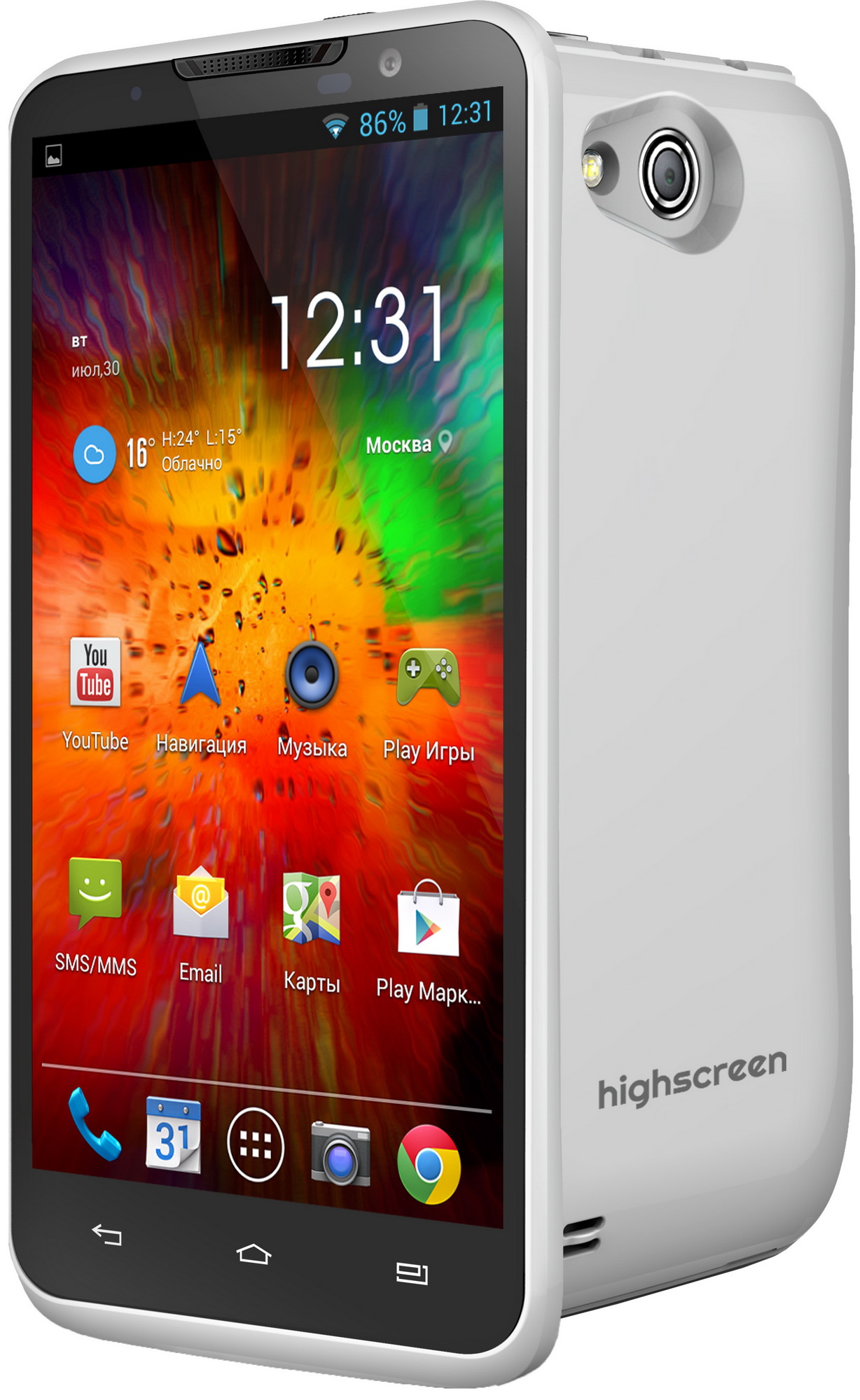 Highscreen Alpha R: Full HD-смартфон с двумя батареями