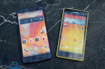 - Sony Xperia Z1 Compact  LG Nexus 5