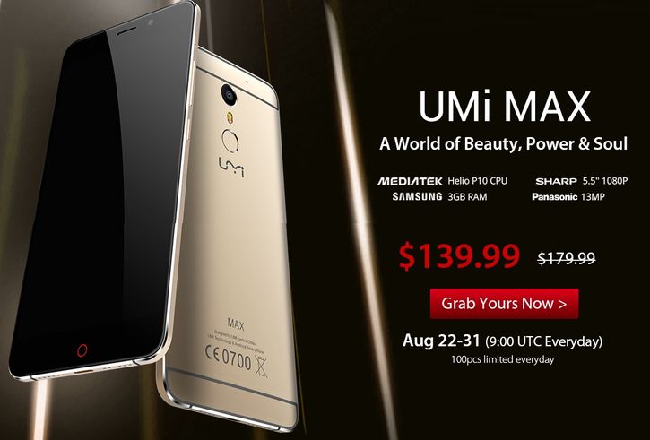   GearBest: UMi Max, LeEco LeMax 2, Nubia Z7 Max   