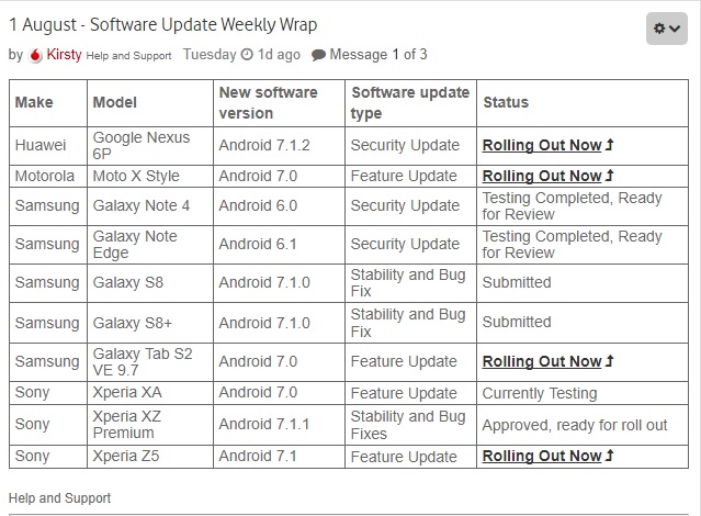 Samsung Galaxy S8  S8+  Android 7.1 Nougat 