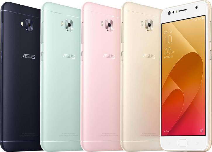 ASUS Zenfone 4, 4 Max, 4 Selfie, 4 Selfie Pro:   