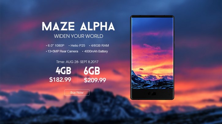 Безрамочный Maze Alpha с 6 ГБ ОЗУ поступил в продажу (цена)