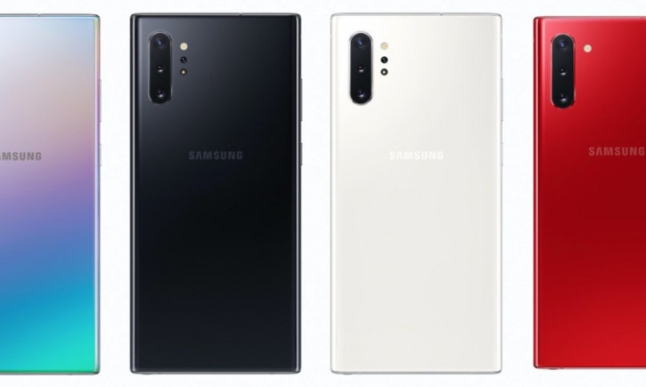   Galaxy Note 10, Note 10+, S10+    Samsung