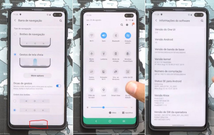    Android 10  One UI 2.0  Samsung Galaxy S10+
