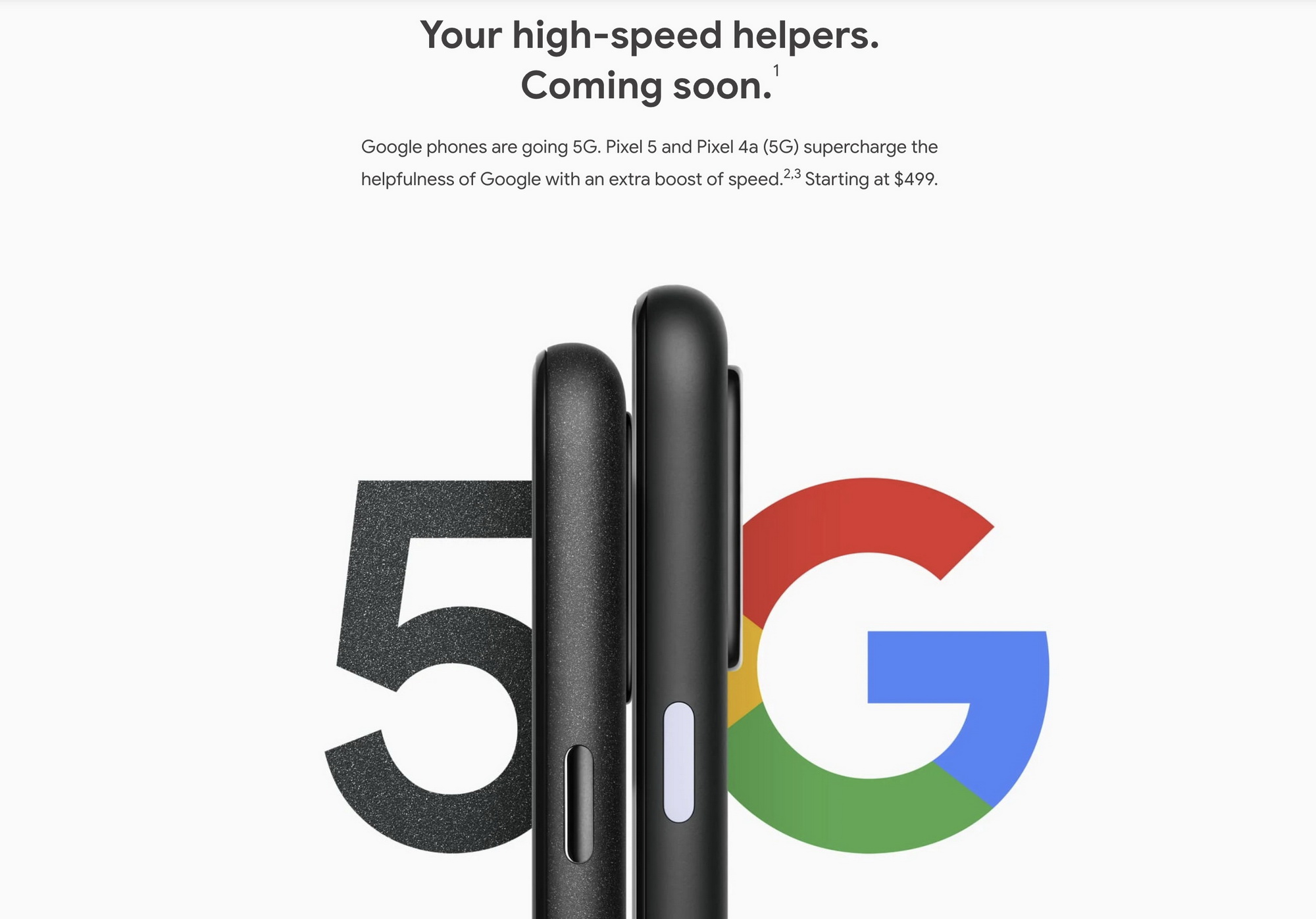 Google поделилась первыми деталями по Pixel 4a 5G и Pixel 5