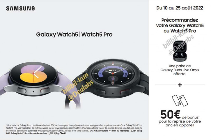  Samsung Galaxy Watch 5  5 Pro - 