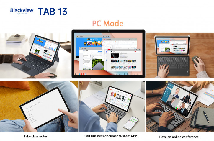 Анонс Blackview Tab 13 – доступный планшет для работы и развлечений 