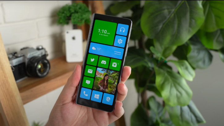 Samsung Galaxy Z Fold 4 превратили в Windows Phone (видео)