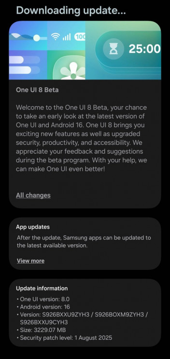 Android 16  One UI 8      Samsung