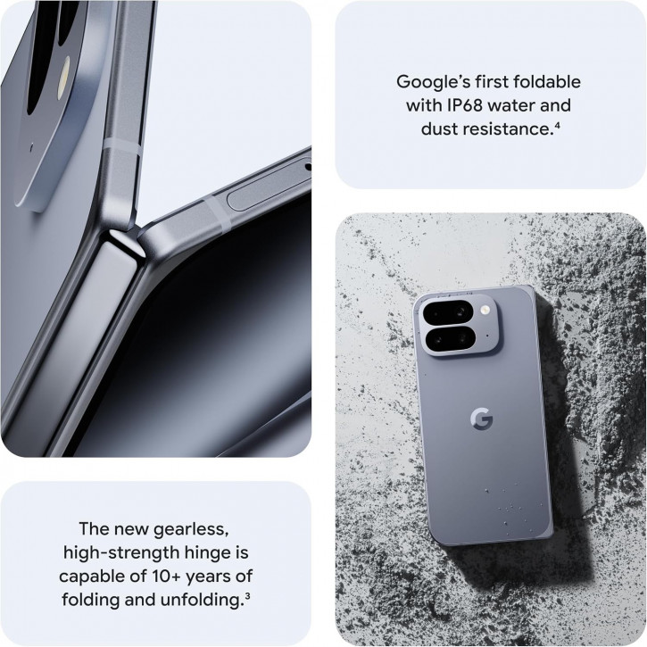 Постеры Google Pixel 10 Pro Fold раскрыли все его фишки