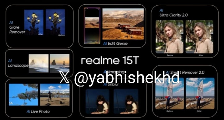   - Realme 15T     