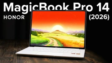 MacBook на Windows? Обзор Honor MagicBook Pro 14 2026