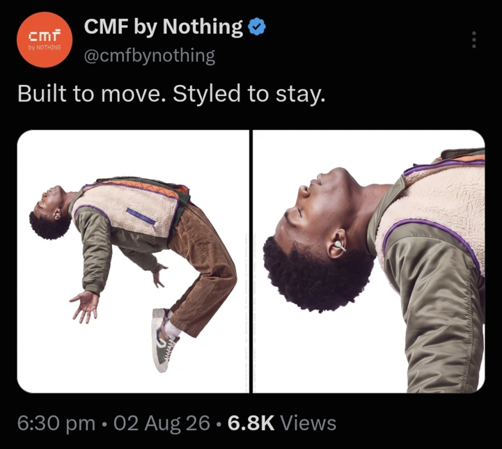 Nothing удалила постер CMF Clip Pro из-за критики ИИ-слопа и плохого фотошопа