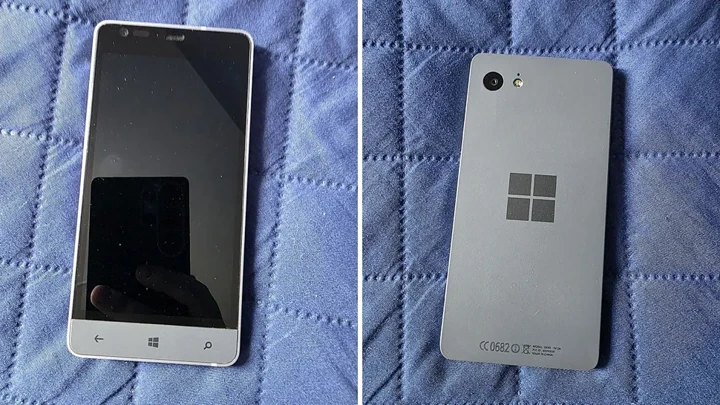 Первые живые фото Microsoft Surface Phone
