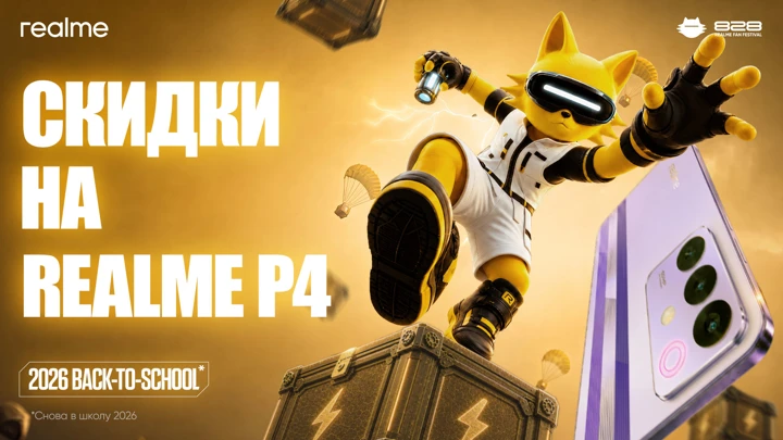 Серия Realme P4 получила скидки в России накануне учебного года