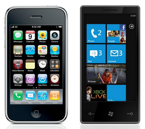 Windows Phone 7  iPhone