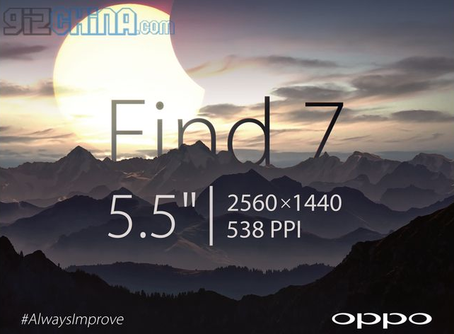 OPPO Find 7  5,5''    2560  1440 