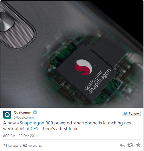 Qualcomm    LG G Flex 2    CES 2015