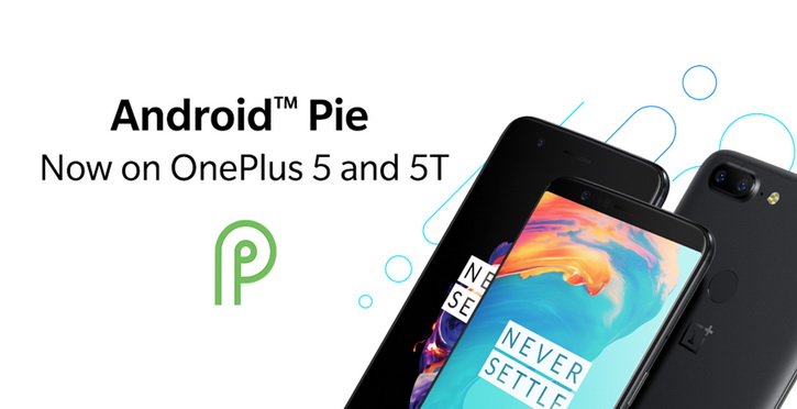 OnePlus 5  5T  Android 9 Pie 