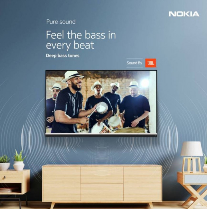 Nokia    : 55, 4K, JBL-