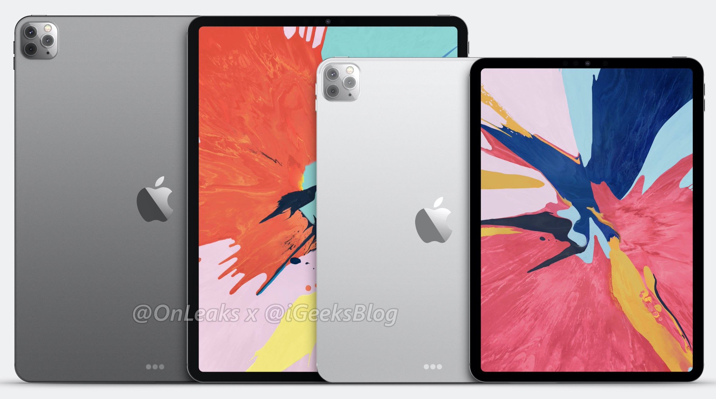 Вот такими могут стать iPad Pro 11 и iPad Pro 12.9 2020 (видео)