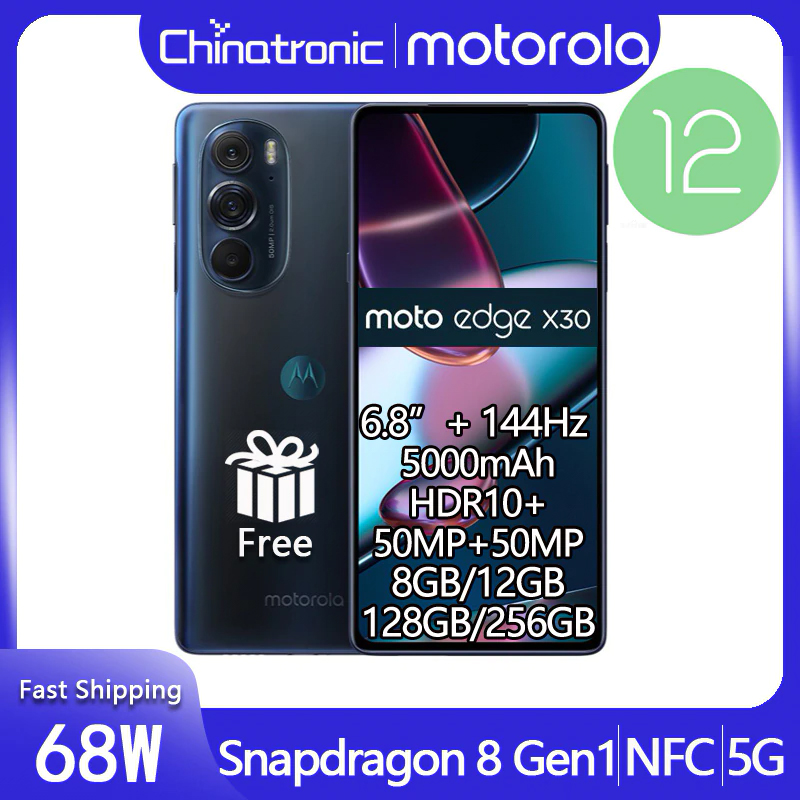 ЖАРА! Moto Edge X30 со Snapdragon 8 Gen1 по смешной цене на AliExpress