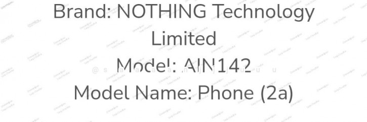  Nothing Phone (2a)  ?    