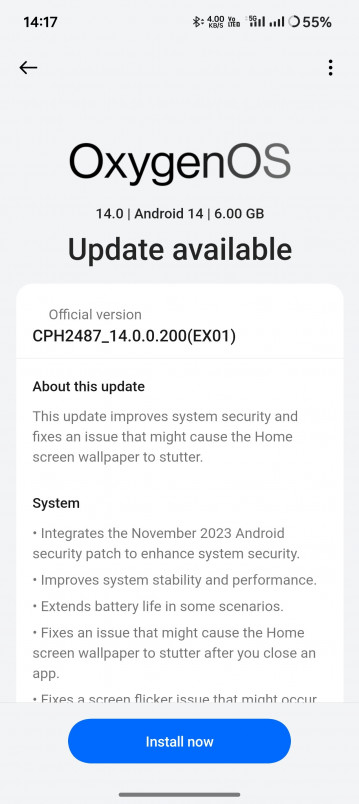  Android 14  OxygenOS 14     OnePlus