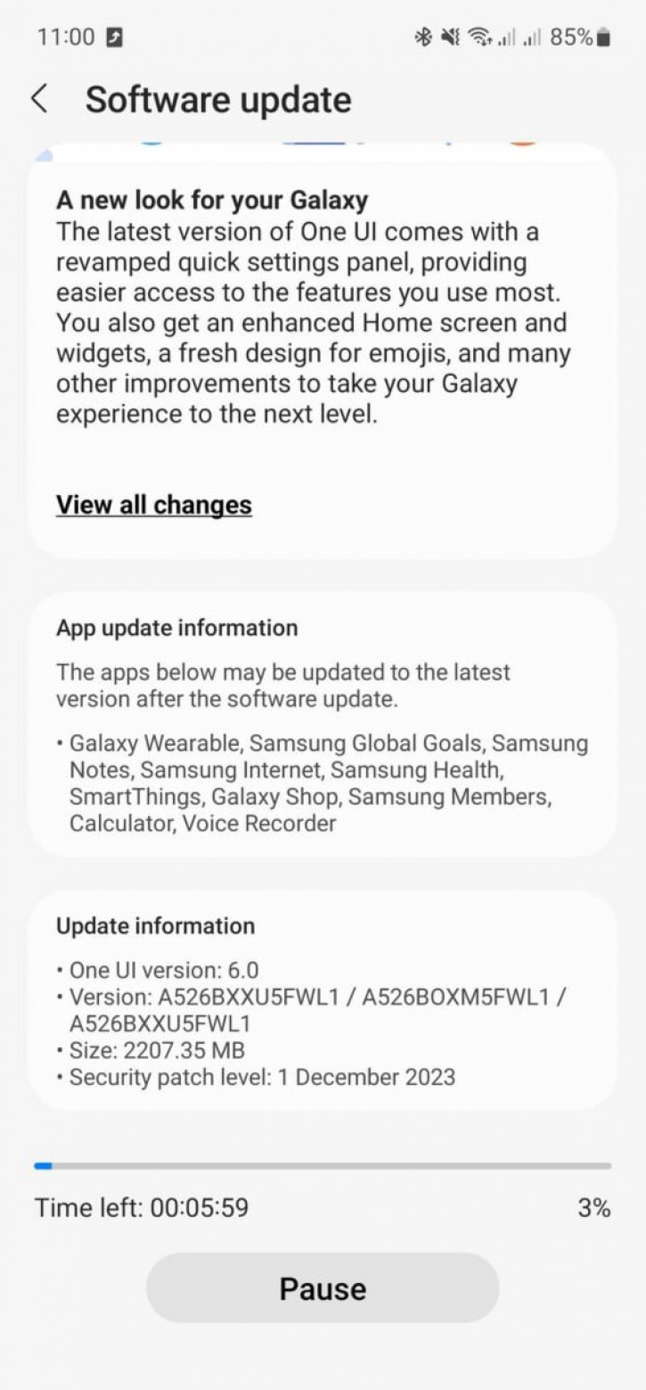    Samsung  Android 14  One UI 6
