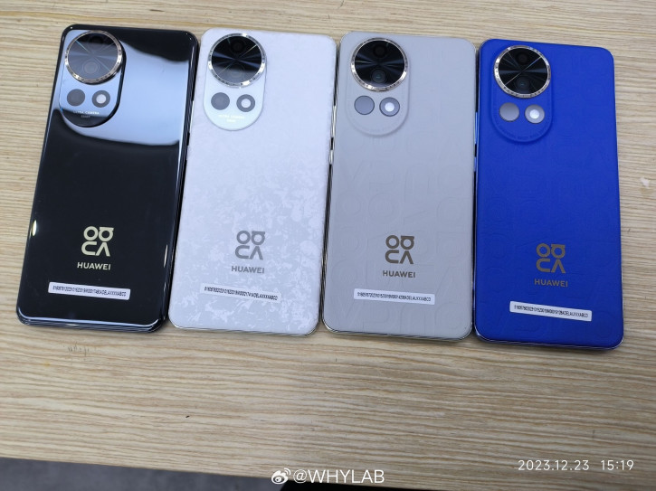 Huawei Nova 12 Pro / Ultra показал дизайн во всех цветах на фото