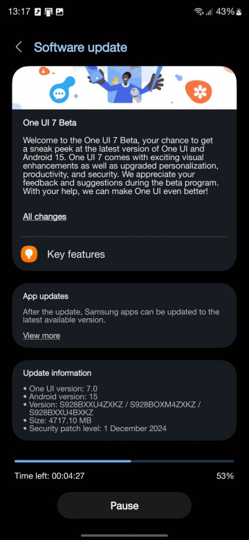  :  Samsung  One UI 7   