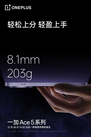   : OnePlus Ace 5     