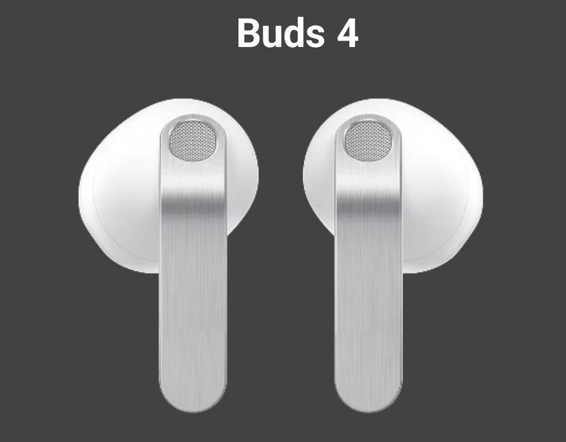 Раскрыт дизайн Samsung Galaxy Buds 4 и даунгрейд их батарей