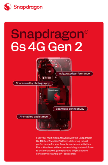 Анонс Snapdragon 6s 4G Gen 2 и 4 Gen 4 – ничего нового с ухудшенным неймингом