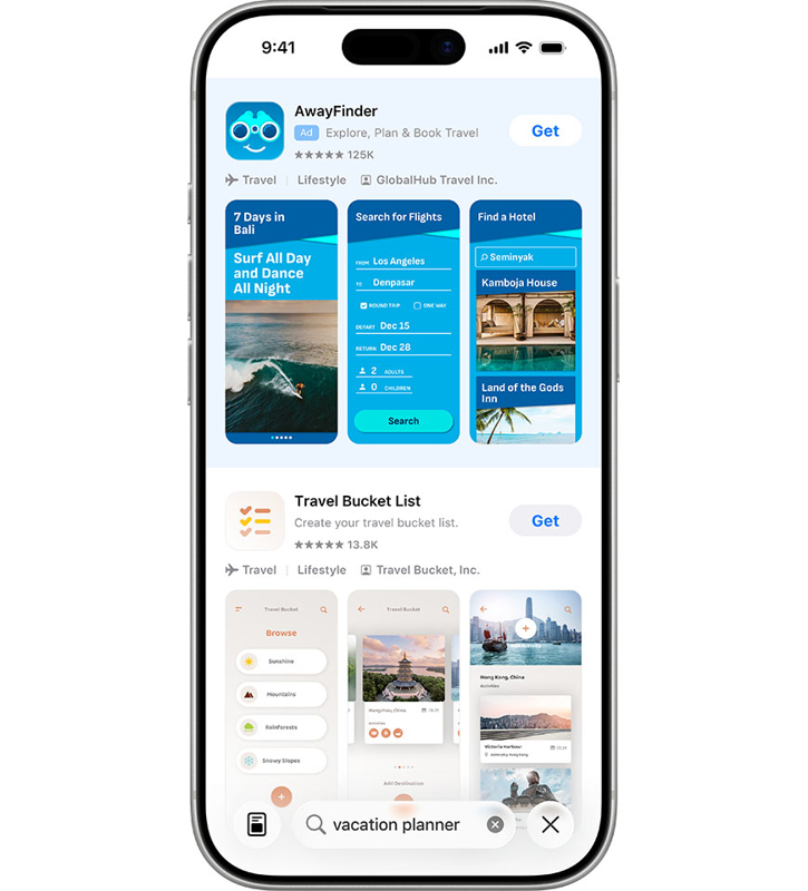 Apple внедряет больше рекламы в магазине App Store