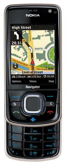 Nokia 6210 Navigator – навигатор с компасом для пешеходов