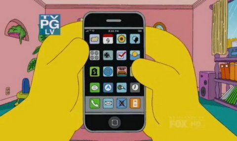 Видео дня: iPhone в мультфильме The Simpsons