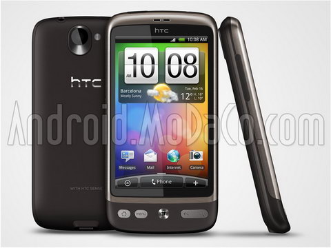 HTC Desire на Google Android 2.1 будет представлен на MWC