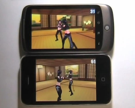 Nexus One против iPhone 3GS: сравнение 3D-производительности
