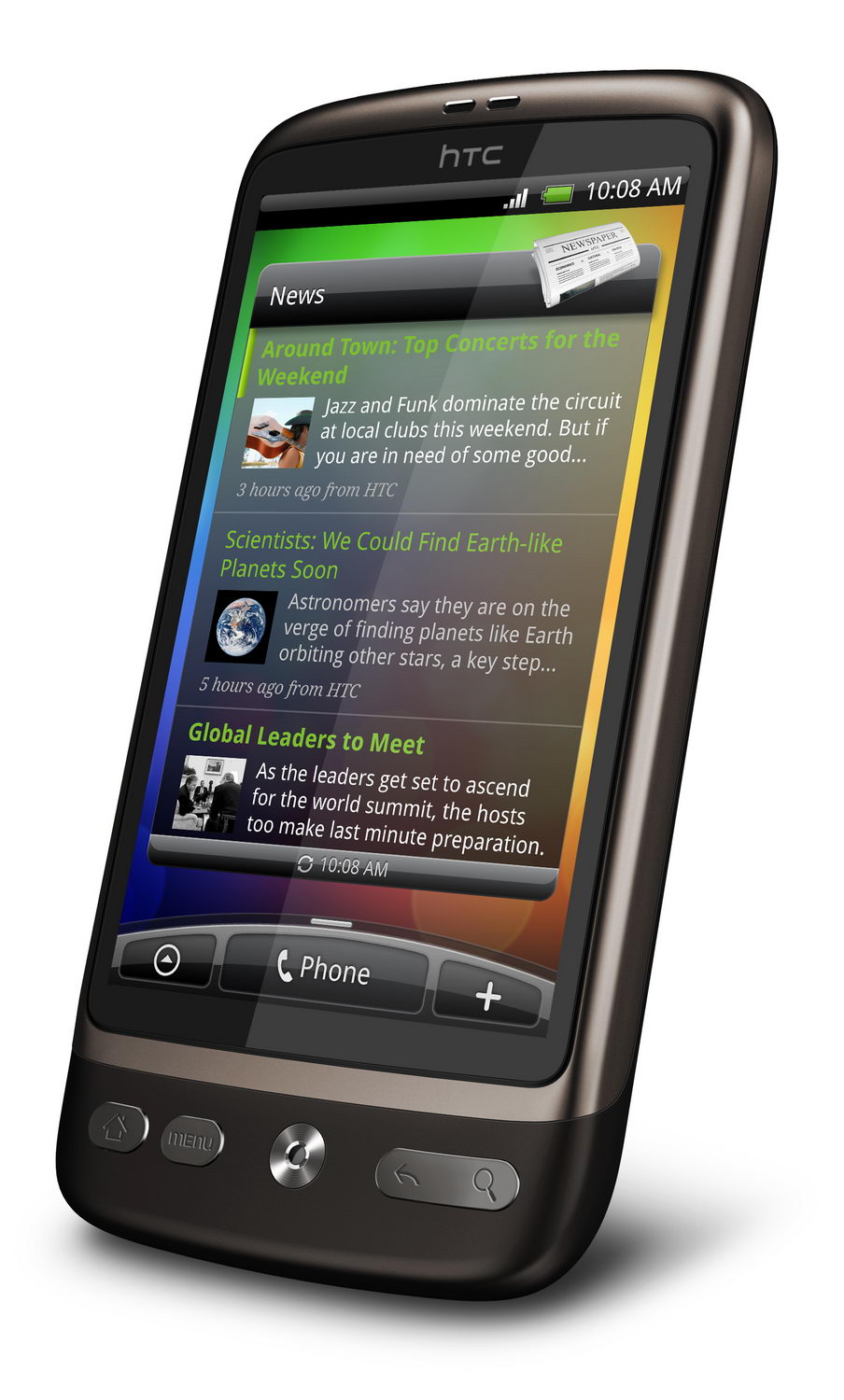 HTC Desire официально обновился до Android 2.2 (Froyo)